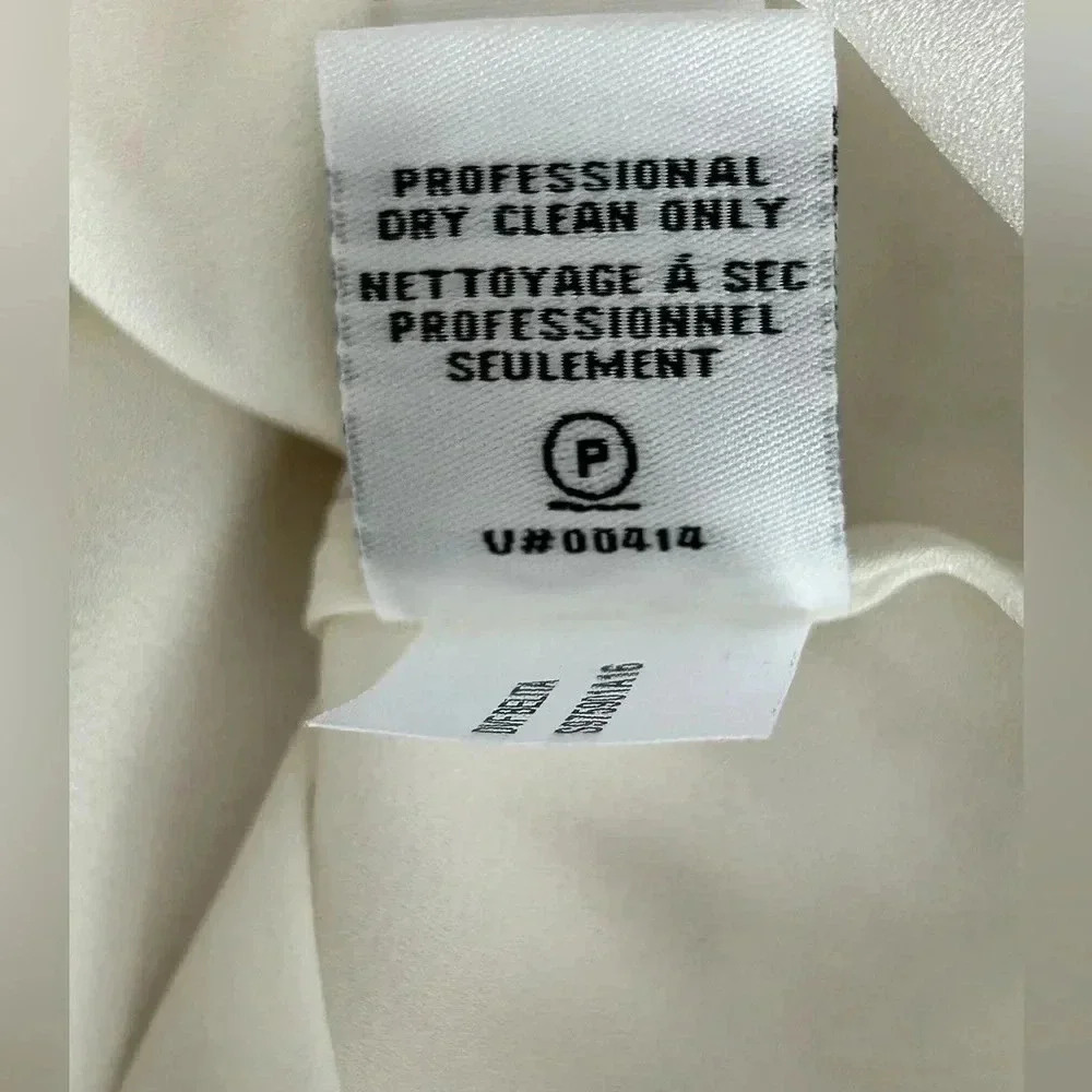 Diane von Furstenberg Belita Lace-Trim A-Line Skirt, Ivory size 10 - Picture 12 of 15